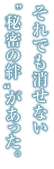 それでも消せない秘密の絆があった。